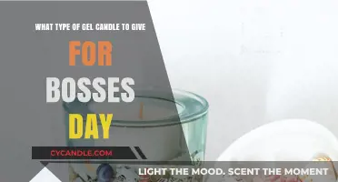 Gel Candle Gift Ideas for Boss's Day