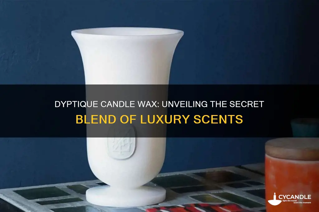 what type of wax is in dyptique candles