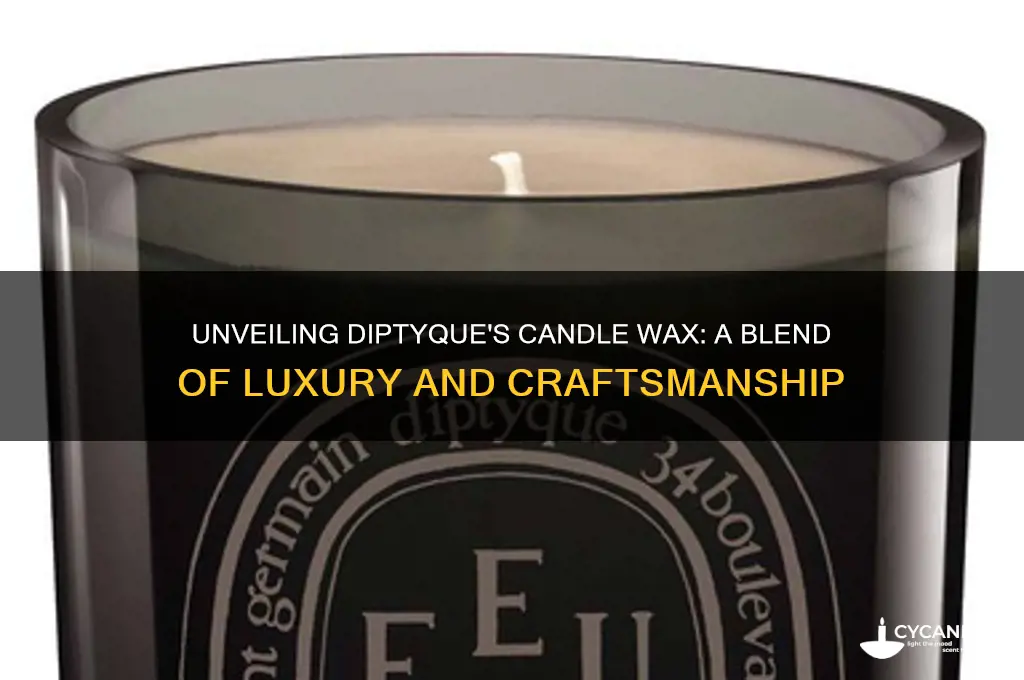 what type of wax is used in diptyque candles