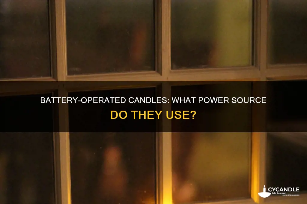 what type ofn battery does a battery operated candle take