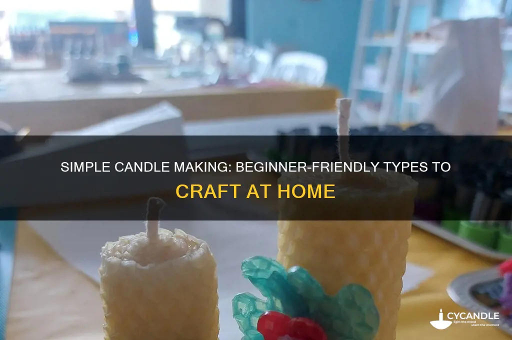 what types of candles are easiest to make