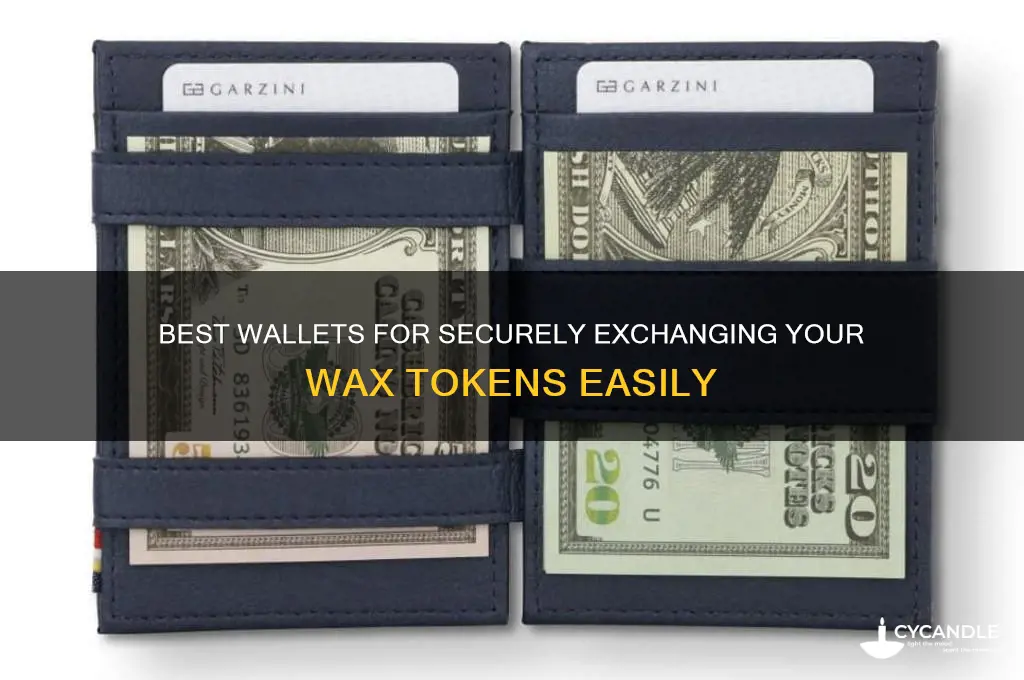 what wallets can i exchange my wax tokens in
