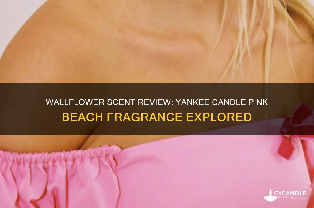 what wallflower smells like yankee candle pink beach