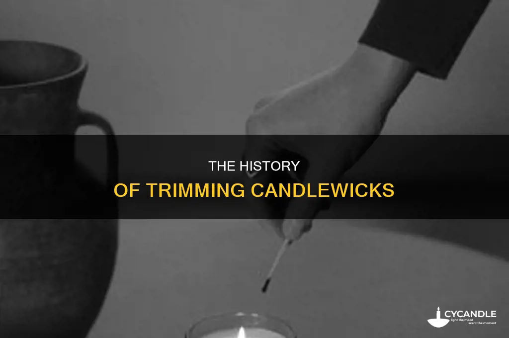 what was a trimmed candle