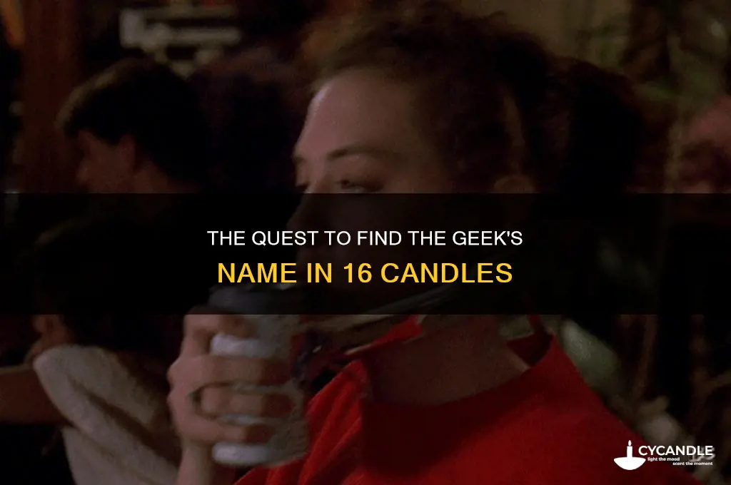 what was the geeks name in 16 candles