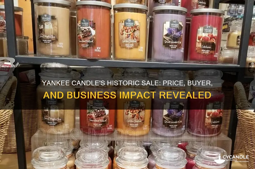 what was yankee candle sold for