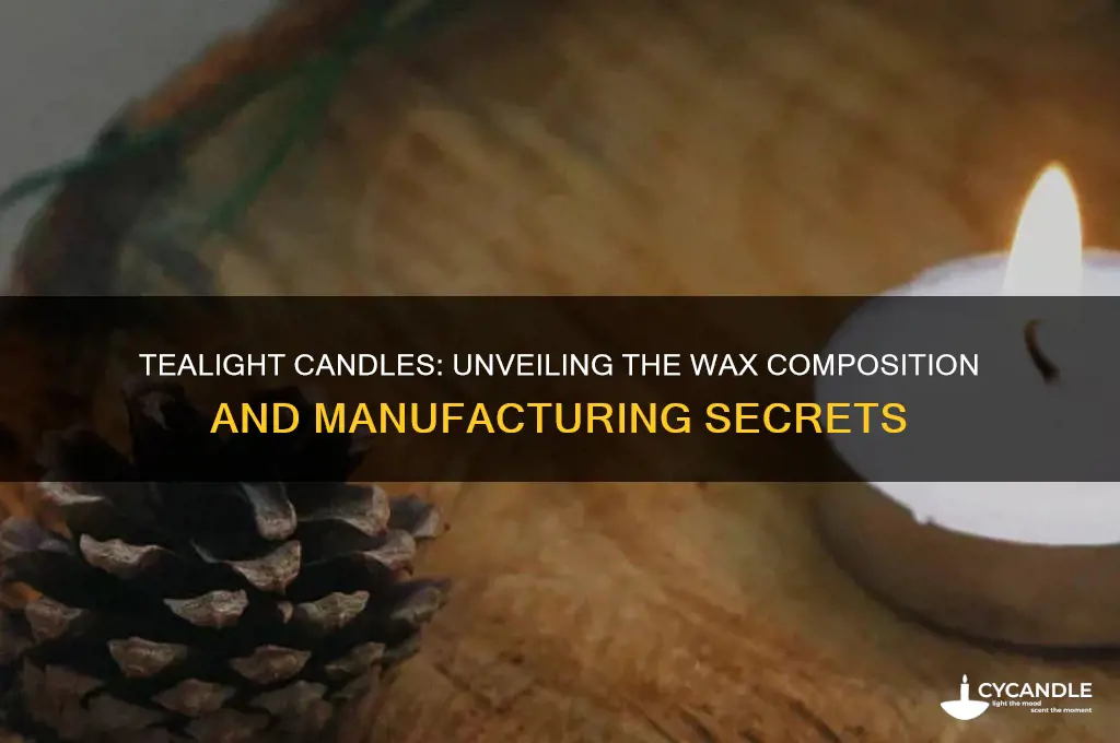 what wax are tealight candles made of