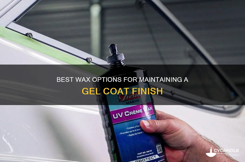what wax can i use on a gel coat finish
