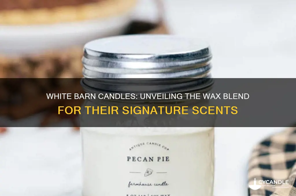 what wax does white barn candles use