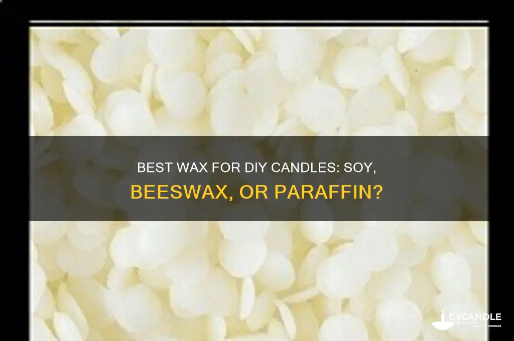 what waxnis best for candles diy