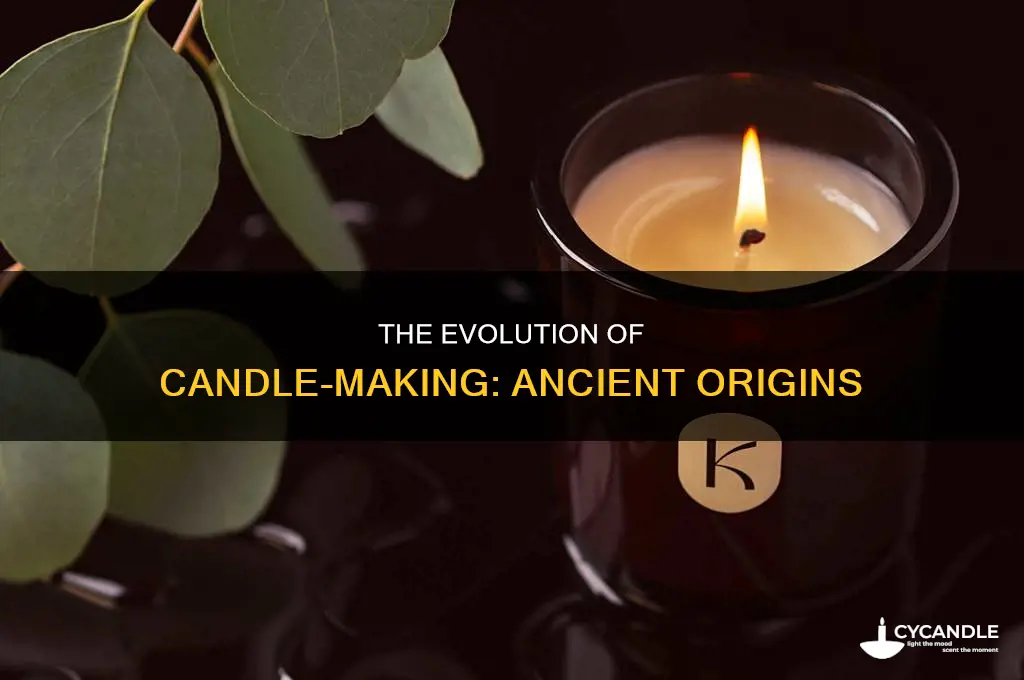 what were old candles made of