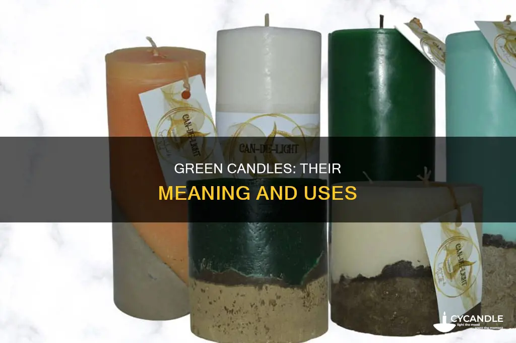 what what are green candles for