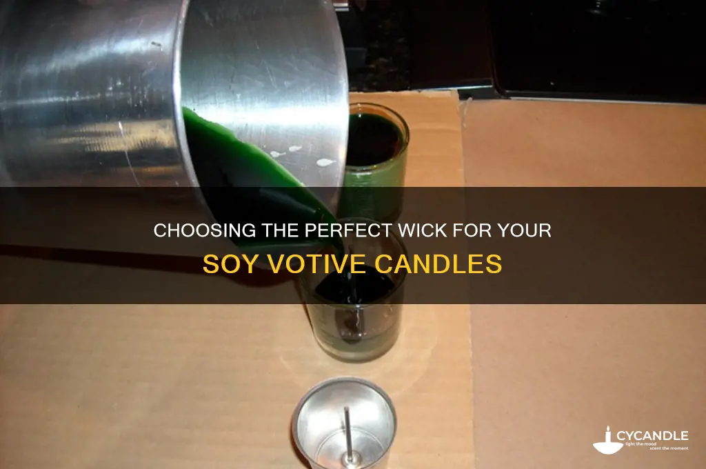what wick for soy votive candle