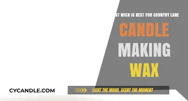 Best Wick for Country Lane Candle Wax: A Comprehensive Guide
