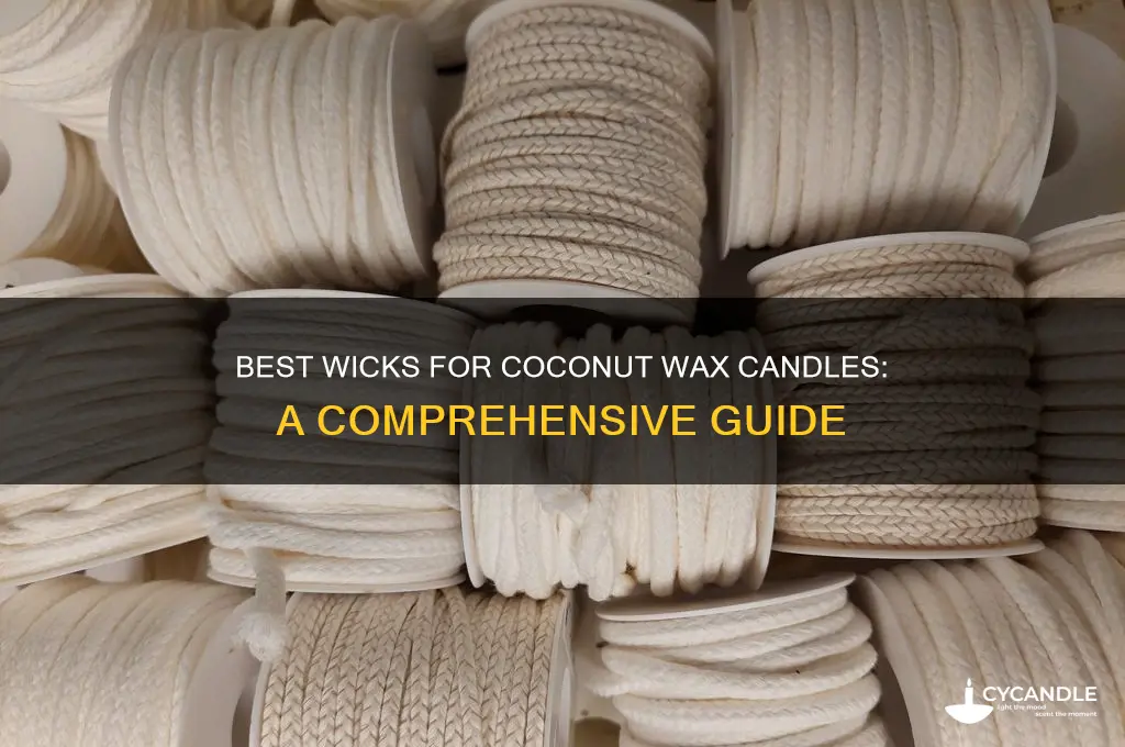 what wicks are best for coconut wax candles