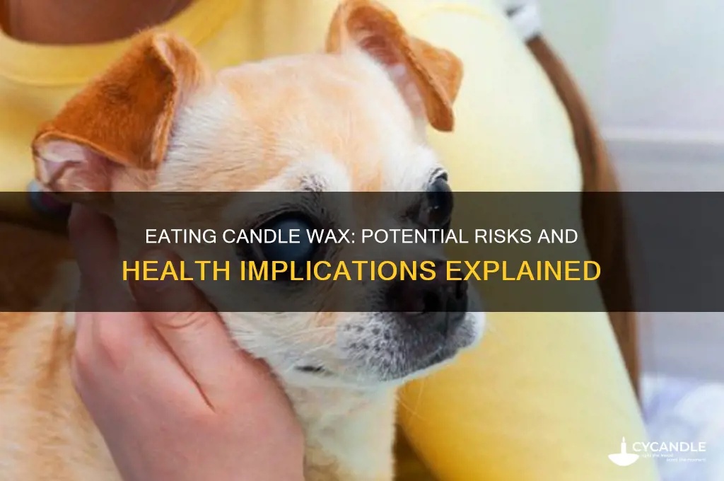 what will happen if you eat candle wax