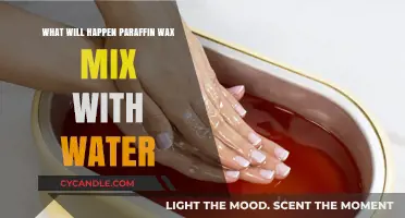 Paraffin Wax and Water: Exploring the Surprising Interaction and Outcomes