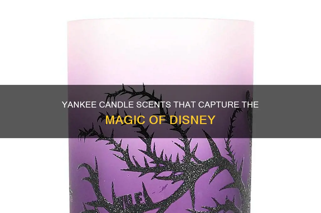 what yankee candle smells like disney