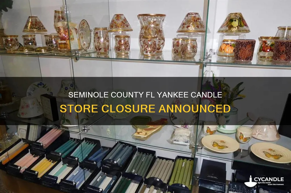 what yankee candle store is closing in seminole county fl