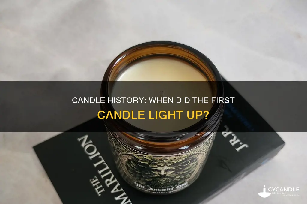 what year was the first candle made