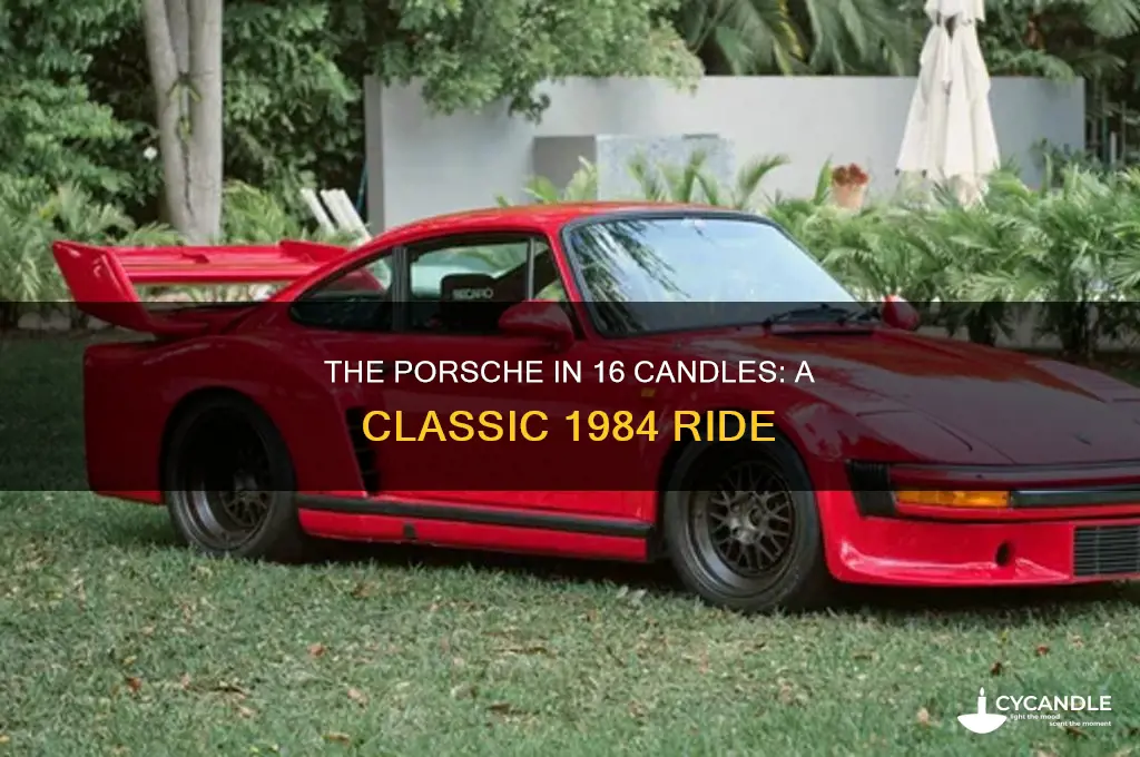 what year was the porsche in 16 candles