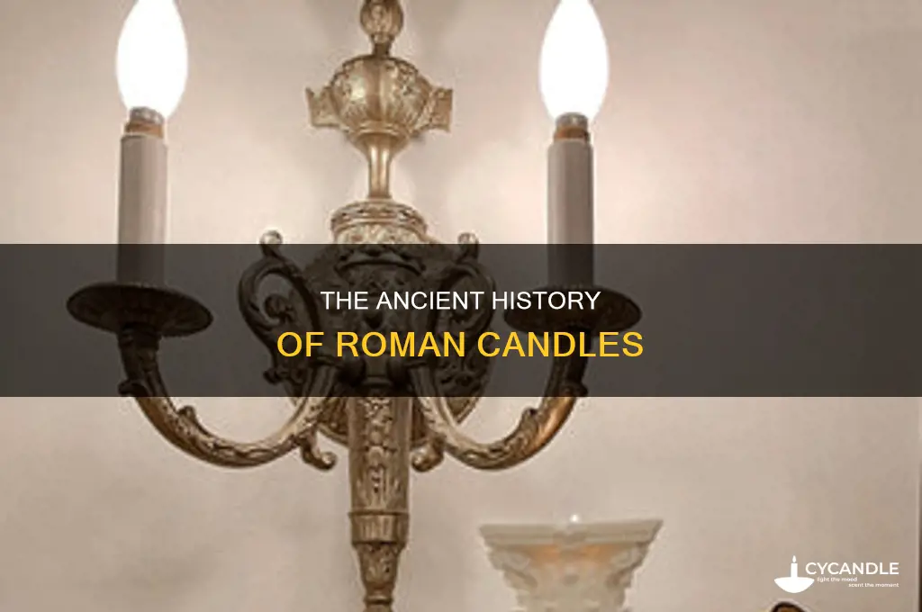 what year were roman candles invented