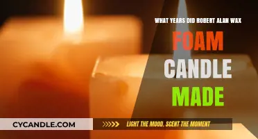 Robert Alan Wax Foam Candle Production Years Unveiled