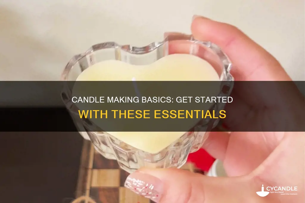what you need to start candle making