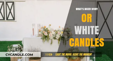 Ivory vs. White Candles: Which Color Creates a Better Ambiance?