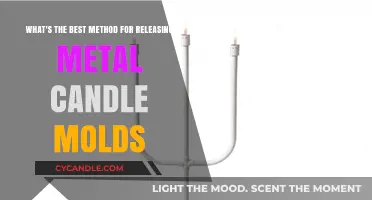 Easiest Method to Release Metal Candle Molds