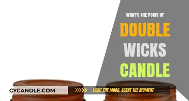 Double Wicks Candles: Enhanced Fragrance, Even Burn, and Longer Life