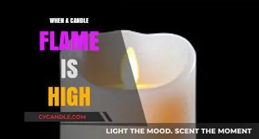 The Dancing Candle: When the Flame is High