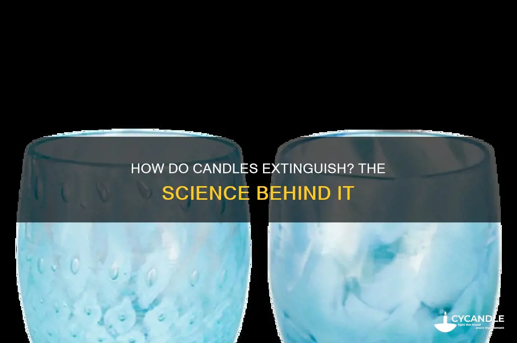 when a candle is blown out what causes bubbles
