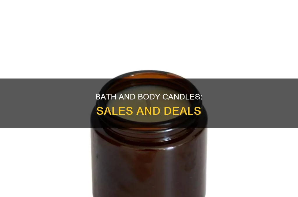 when are bath and body candles on sale
