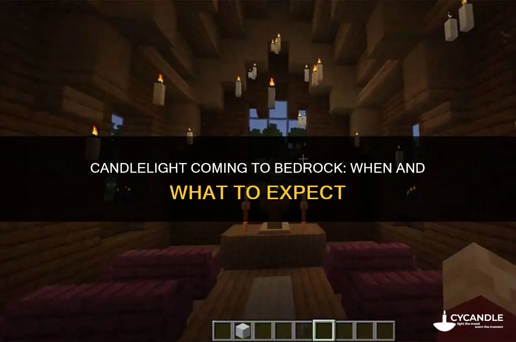 when are candles coming to bedrock