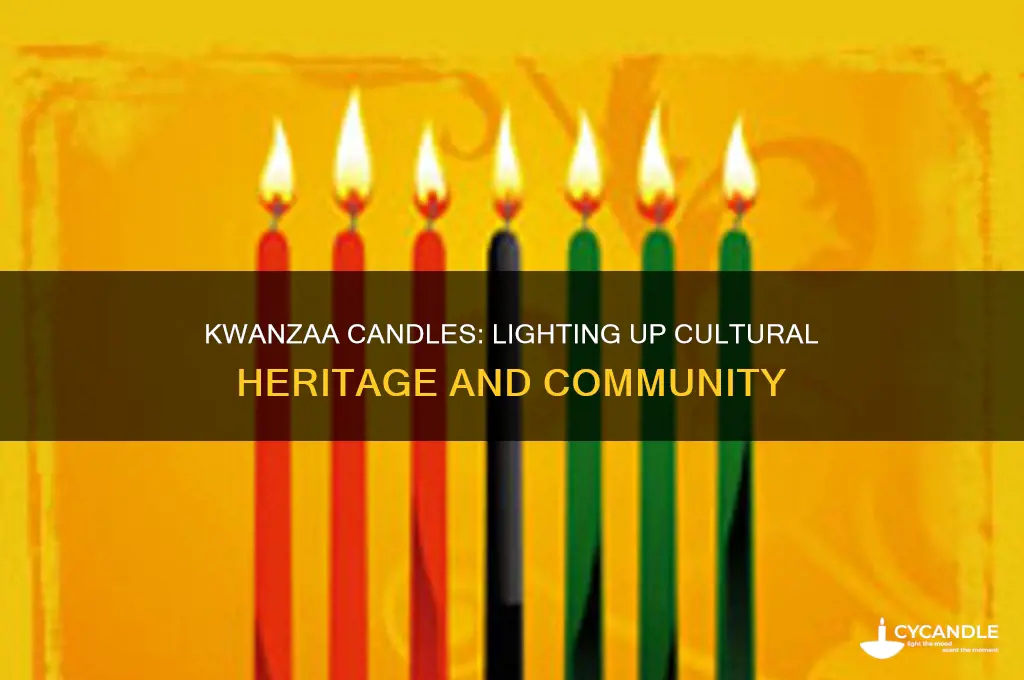 when are kwanzaa candles lit