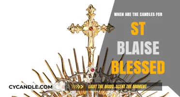 Blessing of Candles for St. Blaise's Feast Day