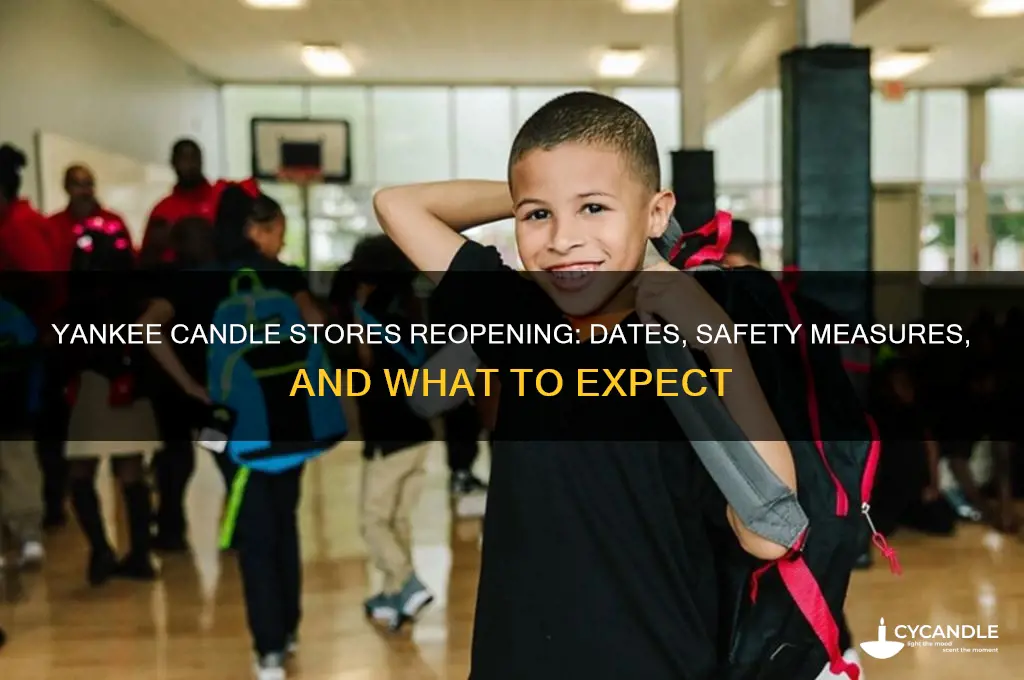 when are yankee candle stores reopening