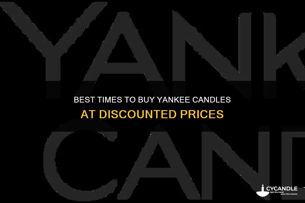 when are yankee candles the cheapest