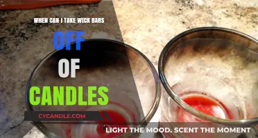 When to Remove Wick Bars from Candles: A Timing Guide