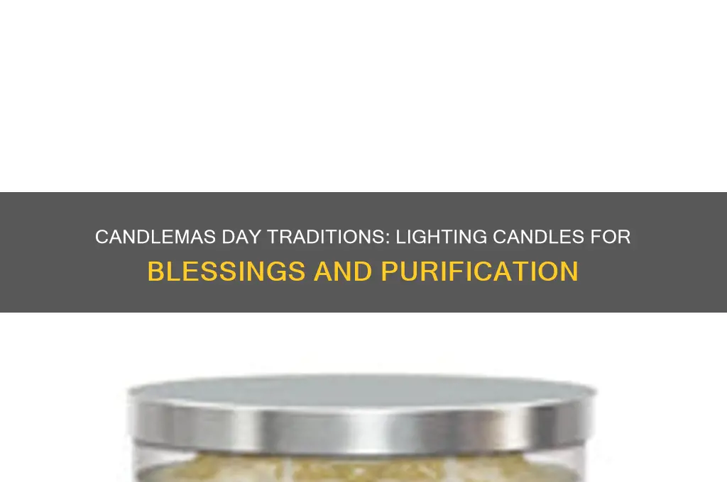 when candles are lighted on candlemas day