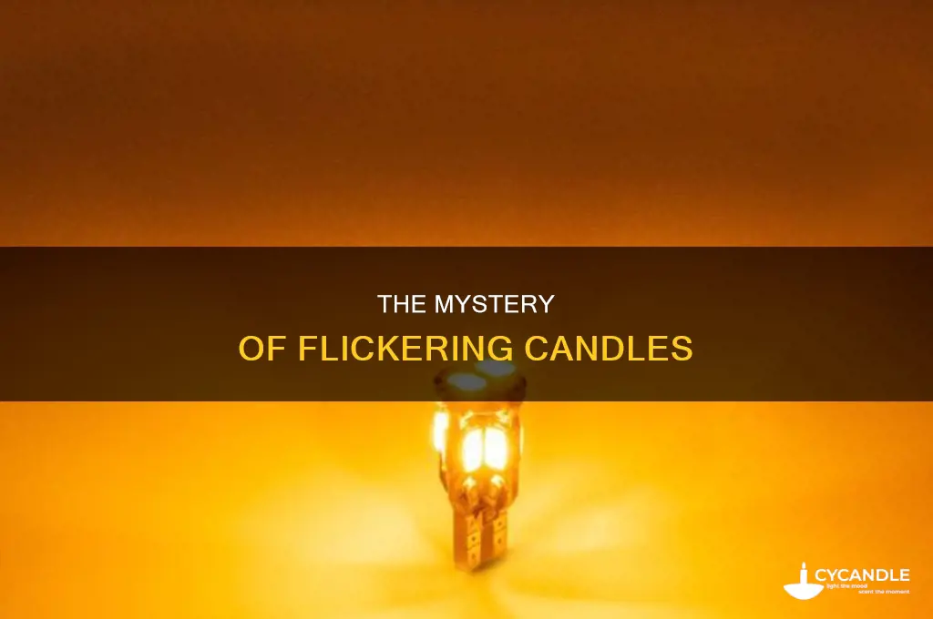 when candles flicker