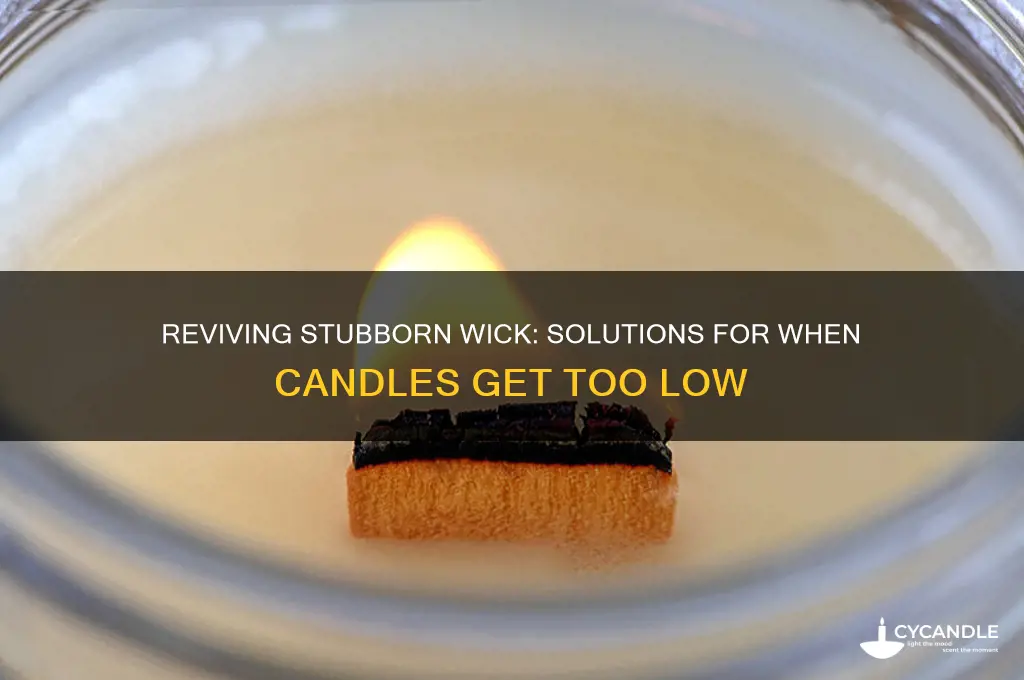 when candles get too low