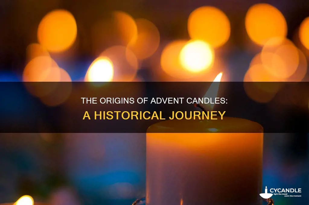 when did advent candles start