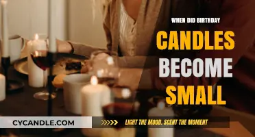The Evolution of Birthday Candles: From Big to Small