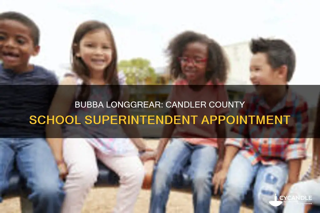when did bubba longgrear become candler county school superintendent
