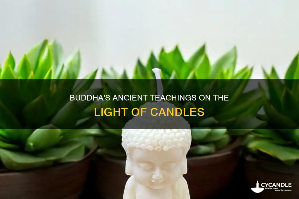 when did buddah talk about candles