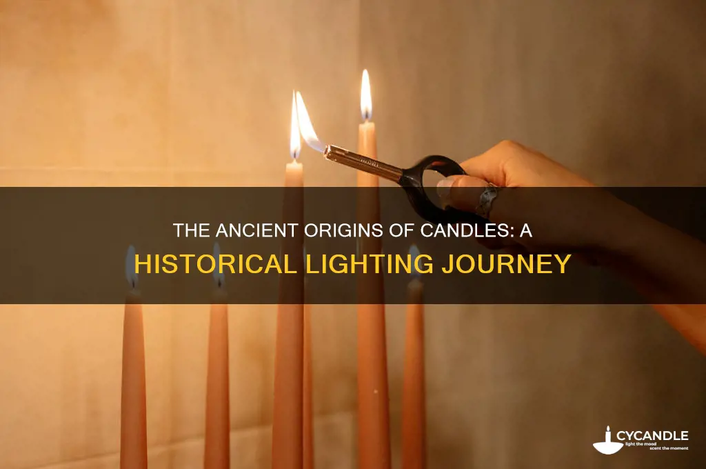 when did candles get invented