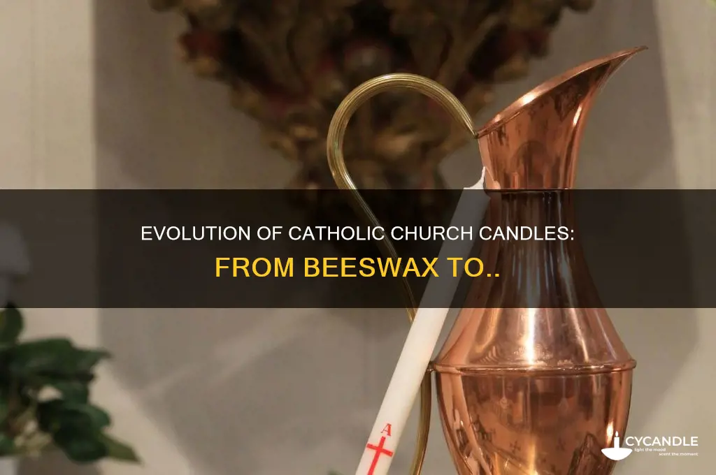 when did catholic church switch from beeswax candles