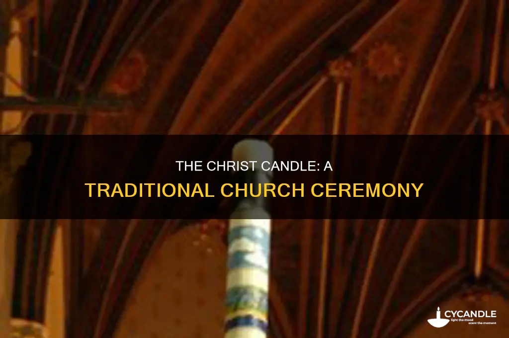 when did the christ candle become apart of church tradition